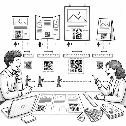 Recommended QR Code Sizes for Flyers and Brochures