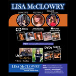 Lisa McClowry CD/DVD collection collage
