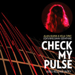 Check My Pulse album art with red waveform graphics